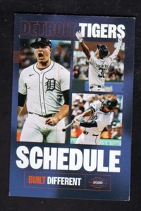 Detroit Tigers Tarik Skubal Kerry Carpenter 2025 programma tascabile Comerica Bank - Foto 1 di 2