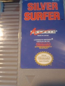 SILVER SURFER NES Nintendo 1990 Cartridge w/ Sleeve, Cleaned & Tested