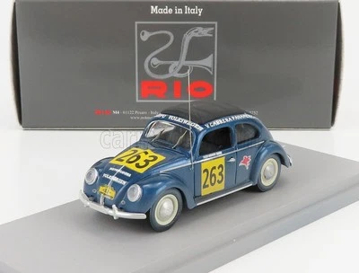 MODELLINO AUTO STATICO RIO VW MAGGIOLINO CARRERA PANAMERICANA 1954 HINKE 1:43 - Immagine 1 di 4