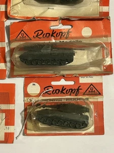 Rokopf Miniatur Modelle Lot (8) Panzer Soldaten HO 1:87 West Germany New Old Stock - Bild 1 von 5