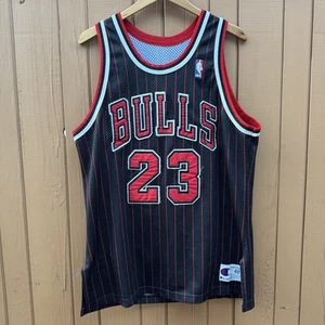 Camiseta De Colección Chicago Bulls Para Hombres XL Negra Roja NBA Baloncesto Michael Jordan Años 90 - Imagen 1 de 6