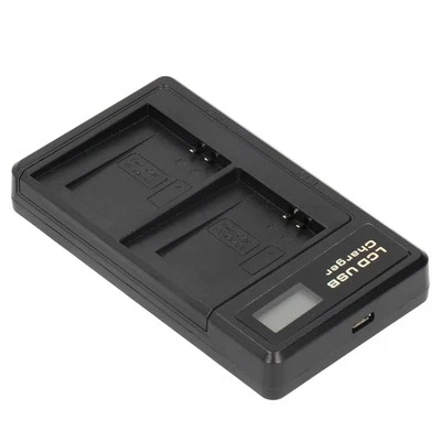 UNMARKE ED Camera Battery Charger For NB‑13L USB Camera Dual Charger With LCD Display CB