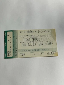 Boleto de concierto Stone Temple Pilots 1994 Sacramento, CA Arco Arena - Imagen 1 de 2