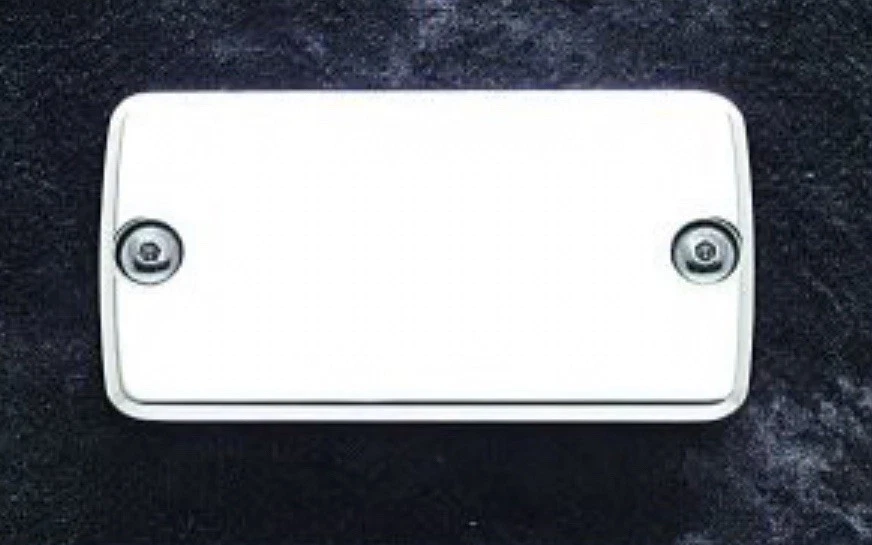 Cubierta de cilindro maestro de freno de máquina Joker frontal cromo liso|O.e.m. # 45004-85 Foto 1 de 3