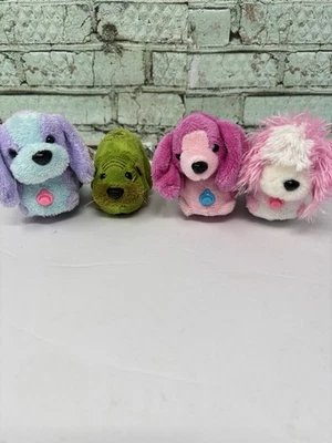 4-Zhu Zhu Pets Hamsters Puppies Blush, Palooza, Mischief, Sargento Serge - Sonidos Foto 1 de 4