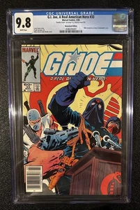 VHTF DOUBLE COVER G.I. Joe A Real American Hero #33 CGC 9.8 Newsstand! - Picture 1 of 3