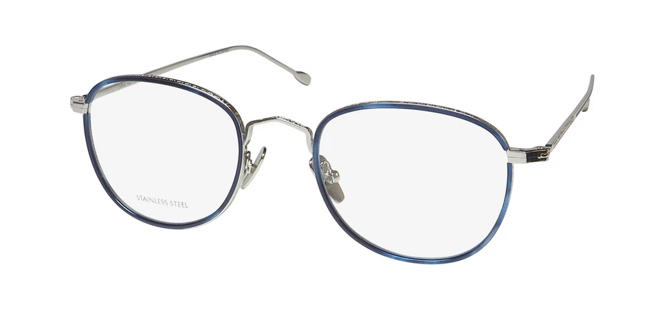 JOHN VARVATOS V178 EYEGLASS FRAME/GLASSES STAINLESS STEEL FULL-RIM MENS EYEWEAR - Image 1 of 1