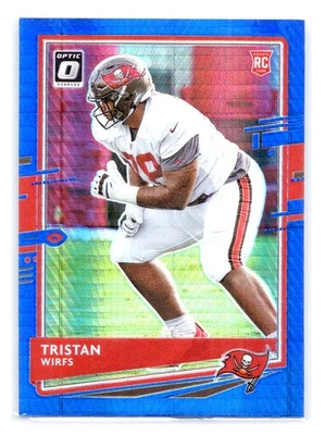 2020 Donruss Optic #129 Tristan Wirfs Blue Hyper Tampa Bay Buccaneers - Image 1 of 2