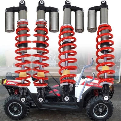 FOR POLARIS RZR S 800 EFI STAGE 5 PERFORMANCE FRONT & REAR AIR SHOCKS ABSORBERS - Imagem 1 de 4