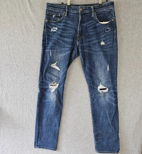 American Eagle Jeans Level Flex Herren Distressed Slim 34X32 Denim - Bild 1 von 18