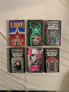 Lot 6 VC Andrews Dollanganger Series 1-5 + Audrina Flowers in the Attic - Foto 1 di 3