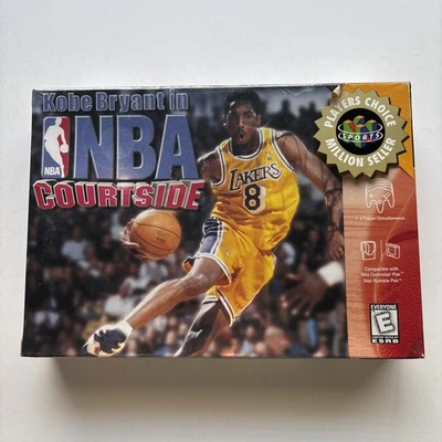 New Kobe Bryant NBA Courtside N64 Nintendo 64 Player’s Choice WATA PSA VGA CGC - Image 1 of 4