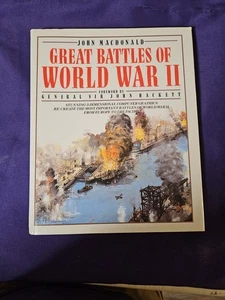 Great Battles of World War II, WW2, Hardcover Book, History, 1986 - Picture 1 of 3