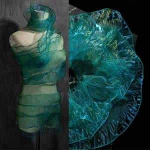 Reino Unido Hágalo usted mismo 5M Encaje Volantes Borde Sirena Tul Organza Tela Borde Costura - Imagen 1 de 13