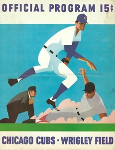 1970 7/26 baseball program Atlanta Braves Chicago Cubs Billy Williams Hickman HR - Picture 1 of 3
