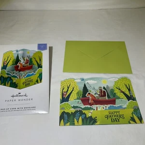HALLMARK PAPER Wonder POP-UP  FATHER’S DAY CARD With Envelope NEW! - Picture 1 of 4