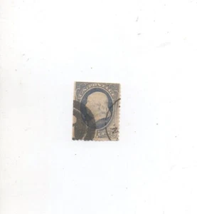 United States used 206 black ink fancy cancel lot i - Picture 1 of 2