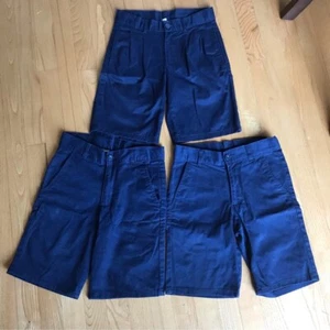 Izod marineblau Uniform Shorts vorne flach plissiert Posten 3 Jugendliche Jungen Größe 8 normal - Bild 1 von 6