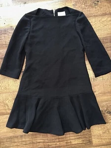 VESTIDO CAMISERO ACAMPANADO MANGA 3/4 NEGRO KATE SPADE! 4 - Imagen 1 de 3