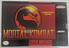 Mortal Kombat for Super Nintendo SNES Complete CIB Authentic by Acclaim 
