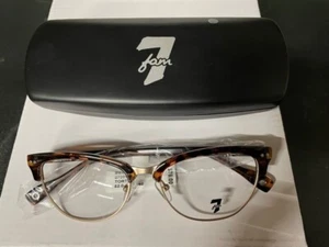 Case Of 10 - 7 FAM Beverly Eyeglasses Frames 52-16-140 Blank Lens Glasses - Picture 1 of 7