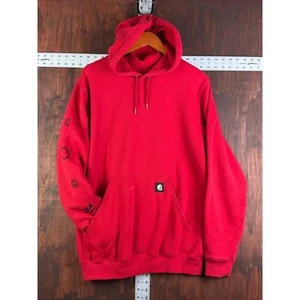 Carhartt x Hurley Loyal To The Sea Born From Water Hoodie Red White Mens Small - Picture 1 of 7