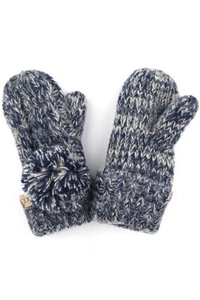 ScarvesMe C.C 2-7 years Children Girl Boy Kids Fuzzy Lining Knit Solid Gloves - Picture 1 of 15