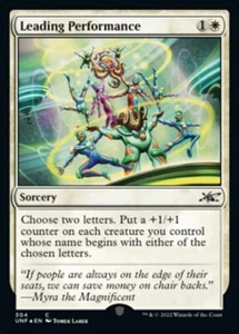 MTG LEADING PERFORMANCE 304 FOIL EXC - GALAXY - UNF X - MAGIC - Picture 1 of 1