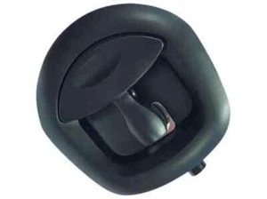 Black Chrome Whale Tail T Handle Lock Latch/Compression Lock Trailer Ute Toolbox - Picture 1 of 4