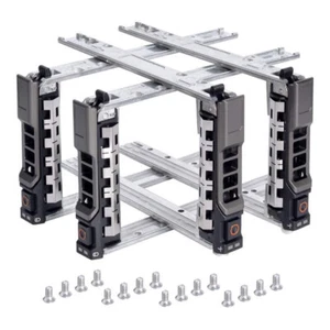 4 Stück 2,5“ SAS SATA Festplatteneinschub für Dell R720 R730 R730XD R430 R930 - Afbeelding 1 van 6