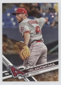 2017 Topps Update Memorial Day Camo /25 Nolan Fontana #US201 Rookie RC