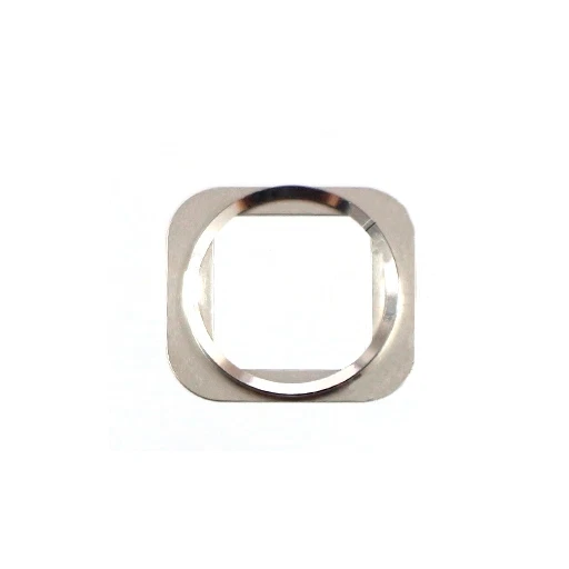 Cornice metallica tasto Home Argento Apple iPhone 5S - Immagine 1 di 1