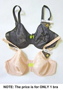1 New WACOAL Visual Effects Minimizer LACE Full Coverage BRA 34DD 857210 SISSY - Picture 1 of 14