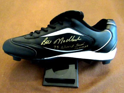 BILL MADLOCK 1979 WORLD SERIES CHAMPS PIRATES SIGNED AUTO LOUISVILLE CLEAT JSA - Image 1 of 4