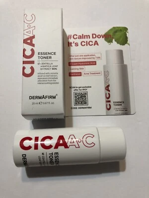 DERMAFIRM Cica AC Essence Tónico NUEVO Hidratante Hidratante #calmdown 0,67 fl oz Foto 1 de 4