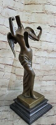 Salvatore Dali SURREALIST ANGEL Bronze Collector Edition Sculpture Signed Figure • 351.55$