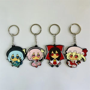 5 Stck. Touhou Projekt Anime PVC Schlüsselanhänger Figur Tasche Kette Anhänger Geschenk (Defekt) - Bild 1 von 13