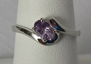 Park Lane Retired Hostess Genuine Amethyst Ring & Sterling Silver Pretty! Size 7 - Picture 1 of 2