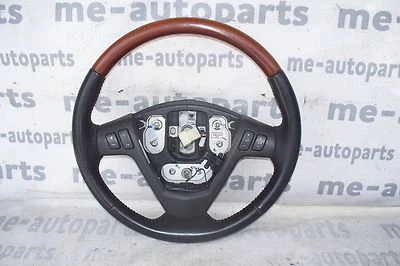 Cadillac SRX 2004-2007 OEM volante y botones madera veta 25756960 Foto 1 de 4