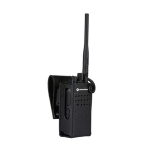 Motorola Étui en Cuir Dur pour DP2400/DP2600 PMLN5866A avec Clip Ceinture - Zdjęcie 1 z 1