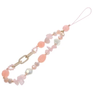 Perlen Telefonkette Fräulein Büro Charme Lanyard Anti Verlorenes - Zdjęcie 1 z 12