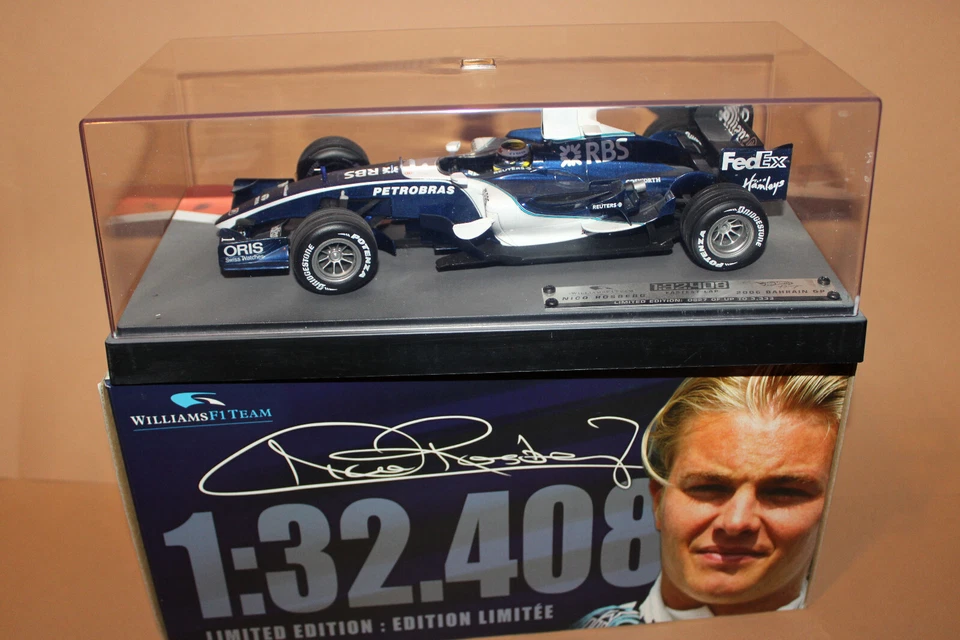 Hot Wheels Modellauto 1:18 Williams F1 Team Nico Rosberg 2006 Bahrain GP OVP - Bild 1 von 4