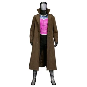 Costume cosplay uomo Xmen Deadpool nuovo costume Halloween tuta cappotto accessori - Foto 1 di 16