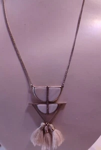 Geometric Moonstone Pendant Vintage - Picture 1 of 4