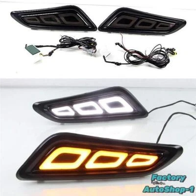 Para Nissan Patrol Infiniti QX Guardabarros Coche Luz Lateral LED DRL Streamer Señal de Giro Foto 1 de 4