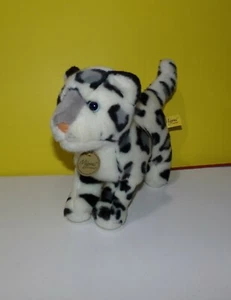 Kleines 8" Aurora Miyoni Schneeleopard Kuscheltier Plüschtier Qualität Spielzeug - Bild 1 von 2