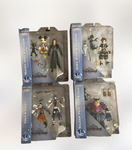 Kingdom hearts figures bundle lot of 4 new in boxes