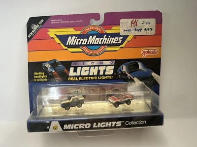 Galoob Micro Machines Micro Lights #6 New BMW 635, T-Bird SC New 1989 - Image 1 of 4