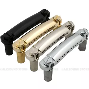 12 String Stop Bar Tailpiece for Import Guitar Epiphone, Ibanez Metric Studs NEW - Picture 1 of 6