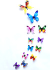 12pcs 3d Butterfly Wall Stickers Art Decals Home  Room Decorations Decor Kids Uk